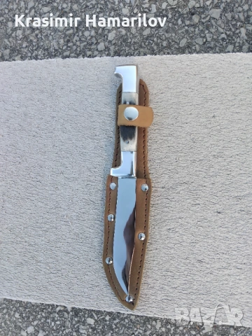 Ръчно изработен нож на Тодор Лалев , снимка 2 - Ножове - 53655611