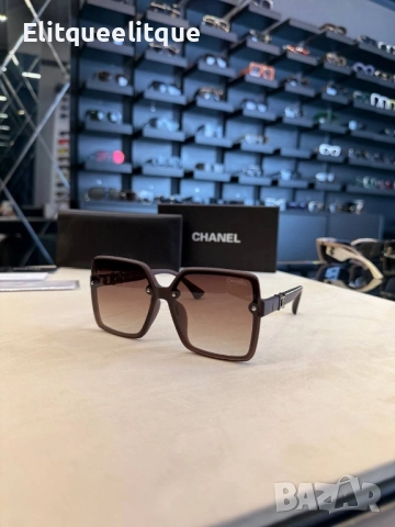 очила с черен обикновен калъф и Ув защита chanel, снимка 12 - Слънчеви и диоптрични очила - 52225544