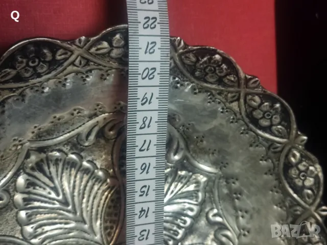 Стара сребърена купа, снимка 3 - Антикварни и старинни предмети - 50367734