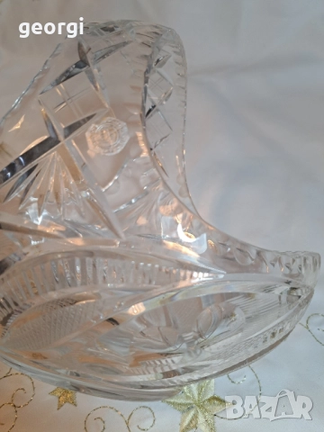 немска кристална кошница 29/6, снимка 4 - Аксесоари за кухня - 52809841