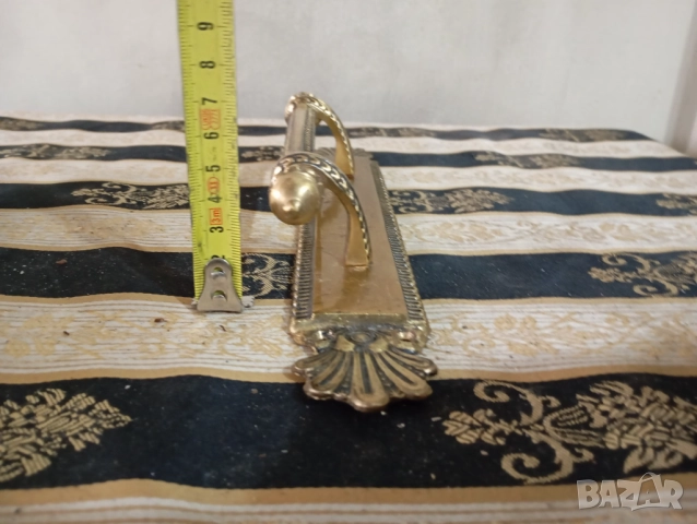 Винтидж дръжка за врата с шилд, снимка 2 - Други ценни предмети - 51030103