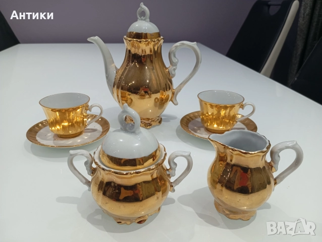 Порцеланов сервиз за кафе маркиран смесен, снимка 4 - Сервизи - 52540642