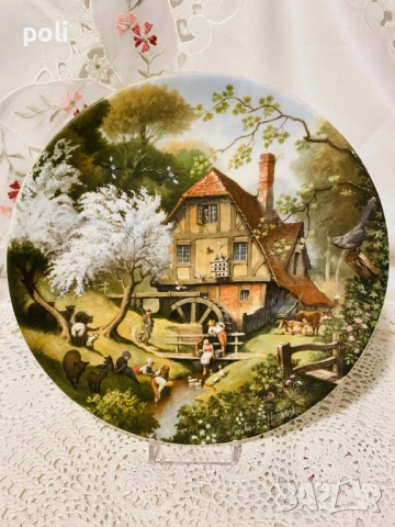 порцеланова чиния за стена 