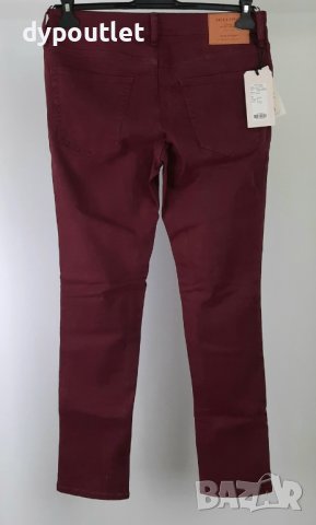 Jack & Jones - Дънки, Slim Fit, размер  W33, цвят Burgunndy.                                     , снимка 4 - Дънки - 39660054