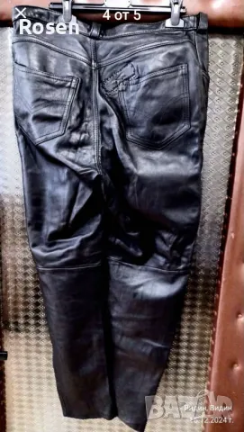 Продавам:Рокерски кожен панталон., снимка 4 - Панталони - 48411516