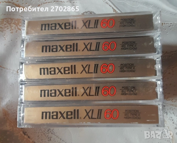 Аудио касети , MAXELL XLII  60 мин. - хром, снимка 2 - Аудио касети - 53442794