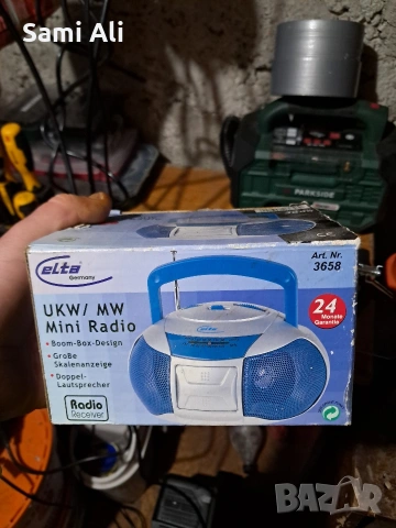 Продавам преносимо мини радио elta Germany, снимка 4 - Радиокасетофони, транзистори - 53696728
