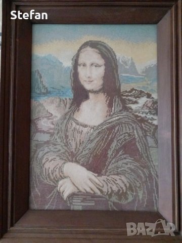  Гоблен "Мона Лиза", снимка 4 - Гоблени - 6446403