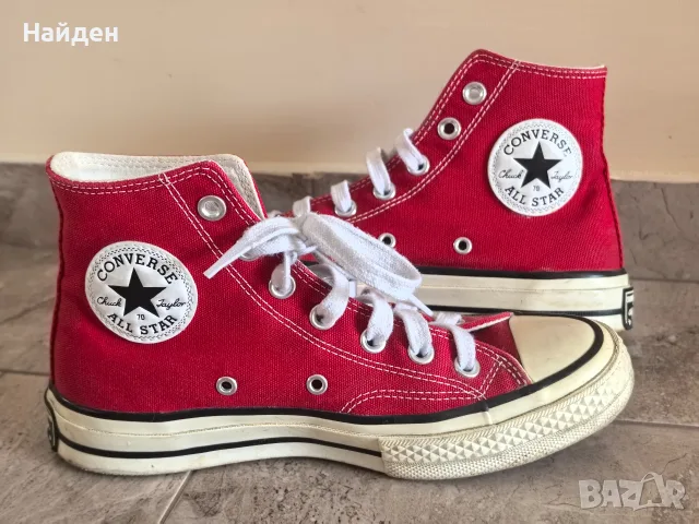 Червени Converse кецове Chuck Taylor 70, размер 37