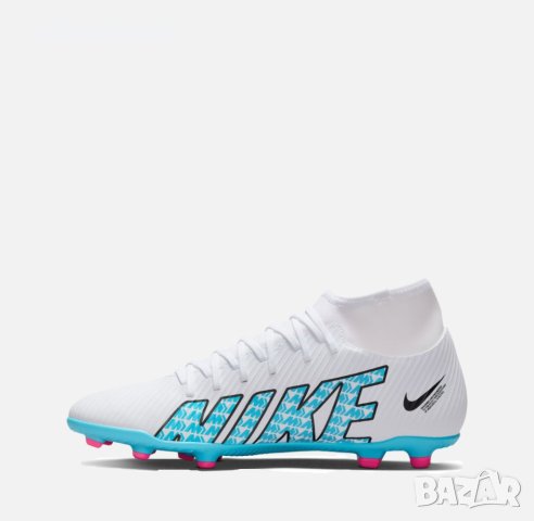 НАМАЛЕНИЕ !!! Футболни обувки калеври Nike Superfly 9 Club FG/MG White DJ5961-146 №47, снимка 2 - Футбол - 41799434