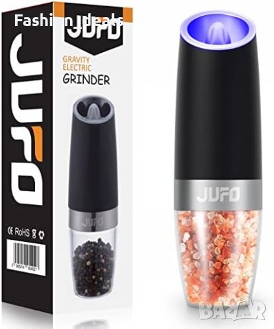 Нова Електрическа мелничка за сол пипер с LED светлина 