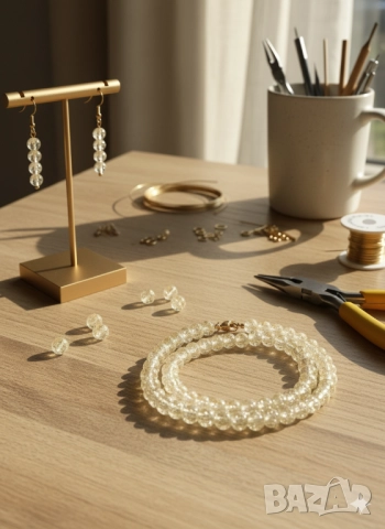 Стъклени Мъниста за Бижута 10мм 8мм 6 мм 4мм J268, снимка 5 - Други - 52480312