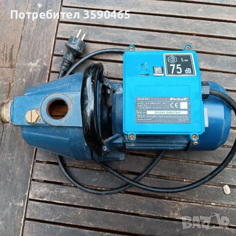 Градинска помпа Einhell, снимка 3 - Водни помпи - 53112305
