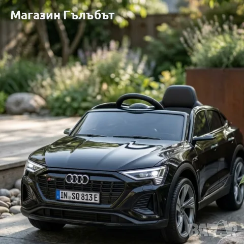 Детска акумулаторна кола Audi RS Q8 12V - Дистанционно управление, музика, LED светлини и аморт.