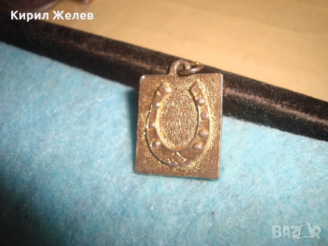 ПОЗЛАТЕН КЪСМЕТЛИЙСКИ ДВУСТРАНЕН БИНГО МЕДАЛЬОН БРОНЗОВ РЯДЪК 11879, снимка 2 - Колиета, медальони, синджири - 35663952