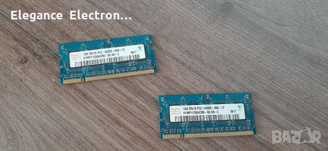 2БР.RAM HYNIX 1GB 2RX16 PC2-6400S-666-12 , снимка 4 - RAM памет - 33832191