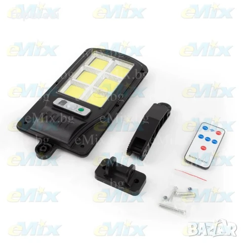 СОЛАРНА СЕНЗОРНА ЛАМПА BK-120, снимка 7 - Соларни лампи - 50725949