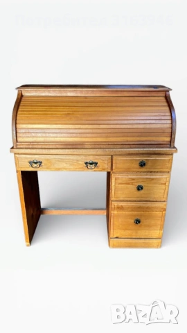 Класическо писалище с рол капак (Roll-top desk)