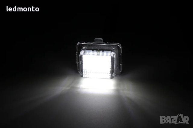 LED Плафони за номера за Mercedes-Benz W204, W221, W222, W212, S212, W216, снимка 3 - Части - 44326553