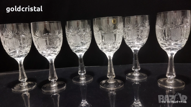 кристални чаши за вино 