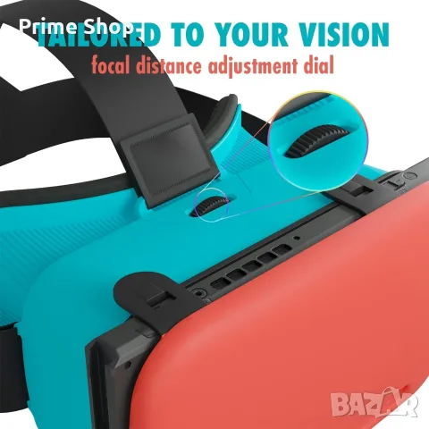 Очила за виртуална реалност Orzly VR за Nintendo Switch и OLED, снимка 4 - Аксесоари - 56143468