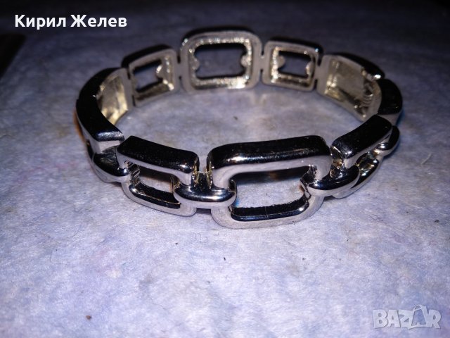 СРЕБРИСТА АЖУРНА МОДНА - АРТ ГРИВНА с БЛЕСТЯЩИ ФАСЕТИРАНИ КРИСТАЛИ 21262, снимка 11 - Гривни - 41148277