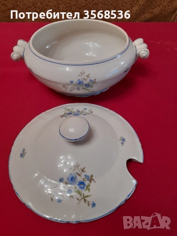 Порцеланов супник, снимка 2 - Прибори за хранене, готвене и сервиране - 52074083