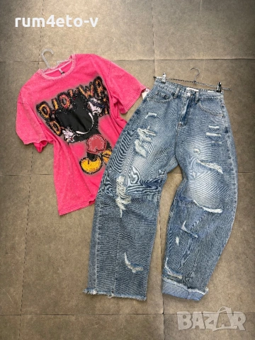 Тениски варен памук , снимка 7 - Тениски - 53610823