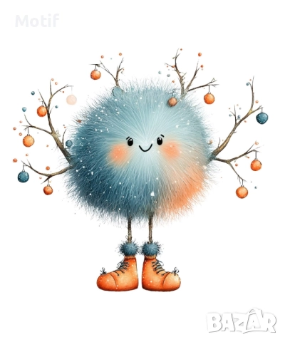 Коледни щампи за детски тениски, снимка 6 - Тениски - 52523064