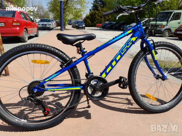 CROSS Велосипед 24" SPEEDSTER син, снимка 3 - Велосипеди - 53848883