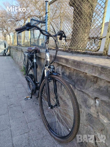 28 цола електрически велосипед с 7 скорости усилени капли амортисьори предни като нов , снимка 13 - Велосипеди - 53864905