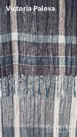 Голям шал RONLEY лен и вискоза Германия, снимка 4 - Шалове - 52967746