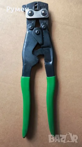 Клещи за кримпване (кербоване) на кабелни обувки и два кабела с гилза, снимка 8 - Клещи - 46406991