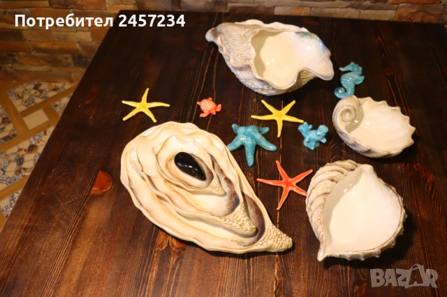 чинии италиански порцелан, ръчна изработка, снимка 17 - Чинии - 53722434