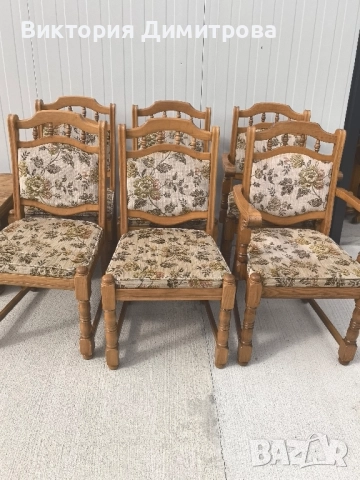 Комплект от 6 трапезни стола 