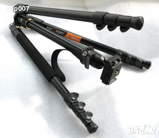 Нов статив K&F Concept TM2324 + къса централна колона, снимка 8 - Чанти, стативи, аксесоари - 45470169