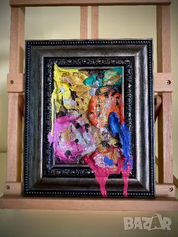 Авторска картина абстракция , снимка 5 - Картини - 42071375