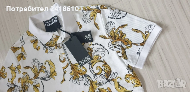 Versace Jeans Couture Cotton Slim Fit Mens Size S НОВО! ОРИГИНАЛ! Мъжка Тениска!