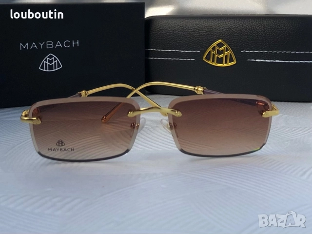Мъжки слънчеви очила правоъгълни 3 цвята Maybach, снимка 11 - Слънчеви и диоптрични очила - 51706540