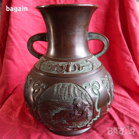 Уникален бронзов съд., снимка 6 - Антикварни и старинни предмети - 53757962