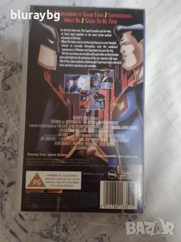 The Batman Superman Movie vhs/Батман и Супермен:Филмът видеокасета, снимка 2 - Анимации - 55968041