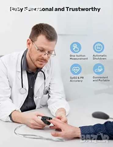 CocoBear - Цифров пулсов оксиметър, снимка 5 - Маши за коса - 48765162