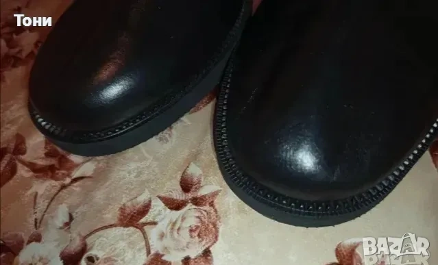PANTHER Оригинал Нови Мъжки Кожени Боти 43, снимка 6 - Мъжки боти - 53486070