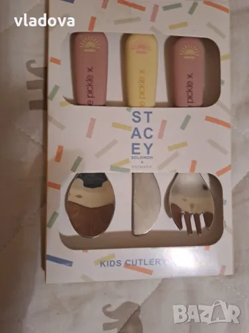 Детски нови комплект от Англия вилица, лъжица и нож