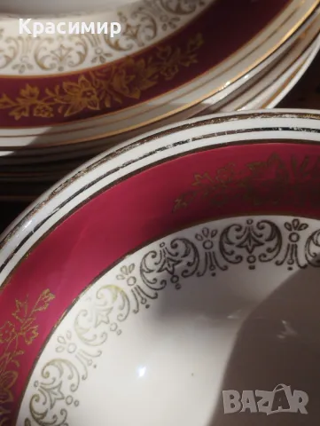 Винтидж съдове J.Maddock&Sons 6 бр. купички с подложни чинийки 💰 25 лв. за бр., снимка 5 - Антикварни и старинни предмети - 48050522