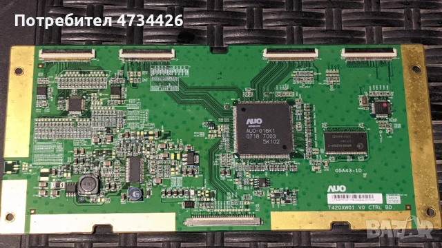 T-CON BOARD /ТИКОНИ/ ПЛАТКИ ПАНГЮРИЩЕ-1.12-.V6 32/42/47 FHD 120Hz / 6870-0358A VER1.0, снимка 2 - Части и Платки - 53434115