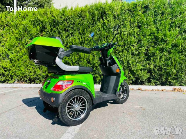 Електрическа Триколка FM1 1500W Зелена, снимка 4 - Мотоциклети и мототехника - 42278218