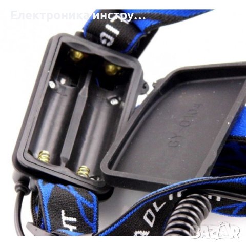 Акумулаторен LED фенер за глава челник, снимка 4 - Къмпинг осветление - 42376471