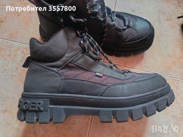 Бори за момче Tommy Hilfiger 24.5см, снимка 2 - Детски боти и ботуши - 53322696