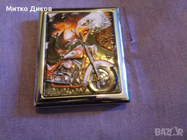 Zorr маркова рокерска табакера 95х75мм нова, снимка 5 - Табакери - 47840628